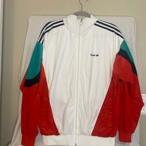 Adidas 1990’s Vintage Track Jacket , Hip Hop Size Large, Unique Find, Nostalgic